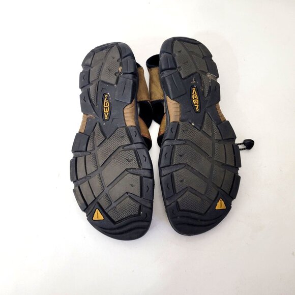 Keen Brown Open-Toe Sandals With Adjustable Bungee Cord Men's Size 12 - Picture 5 of 6